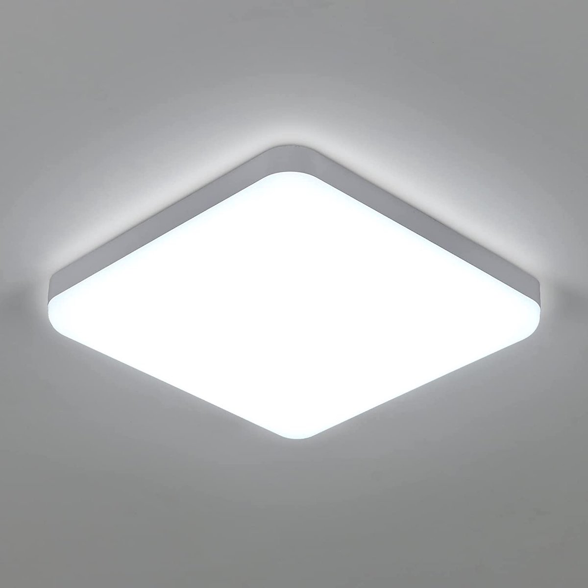 Riserva LED Plafondlamp Vierkant 32W Wit Modern Design 3600lm 6500K voor Woonkamer Slaapkamer Keuken