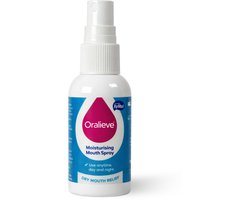 Oralieve mondspray helpt droge mond (xerostomie) en slechte adem voorkomen
