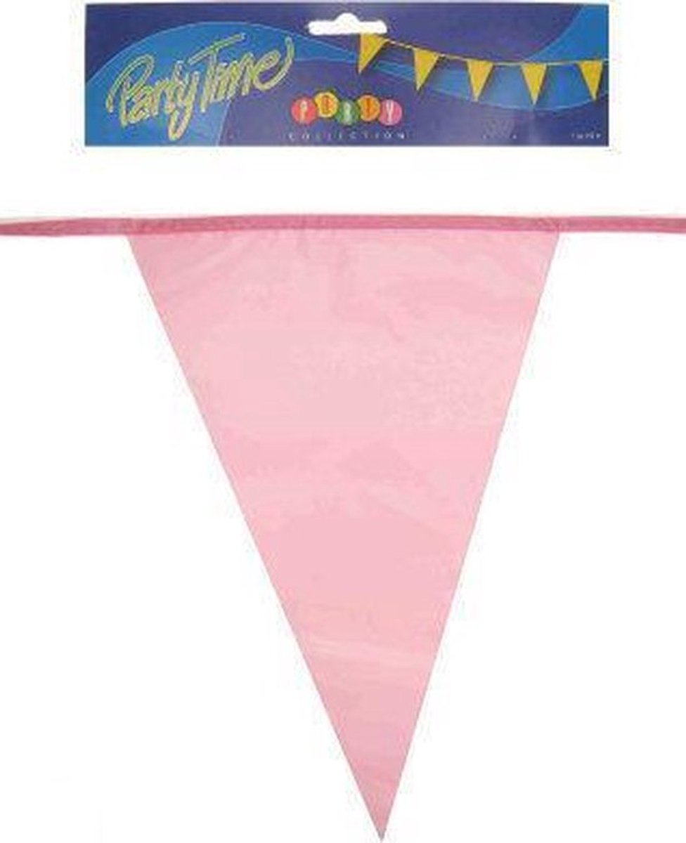 Vlaggenlijn pe rose 10 mtr