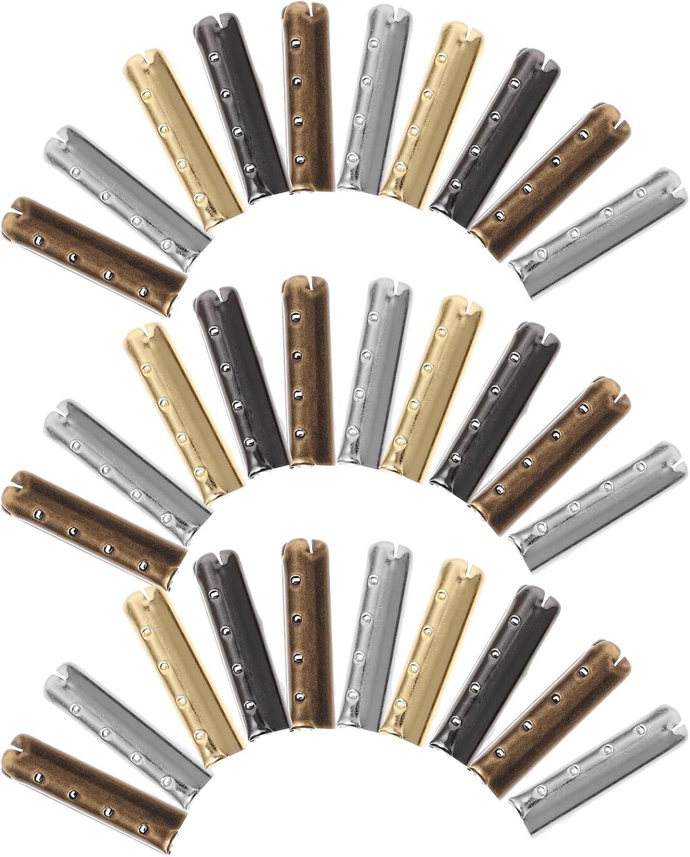 80 Stuks Vervangende Lacing Tips - Metalen Ballen voor DIY Veters, Herstelkoppen voor Sportschoenen, Sneakers en Skates