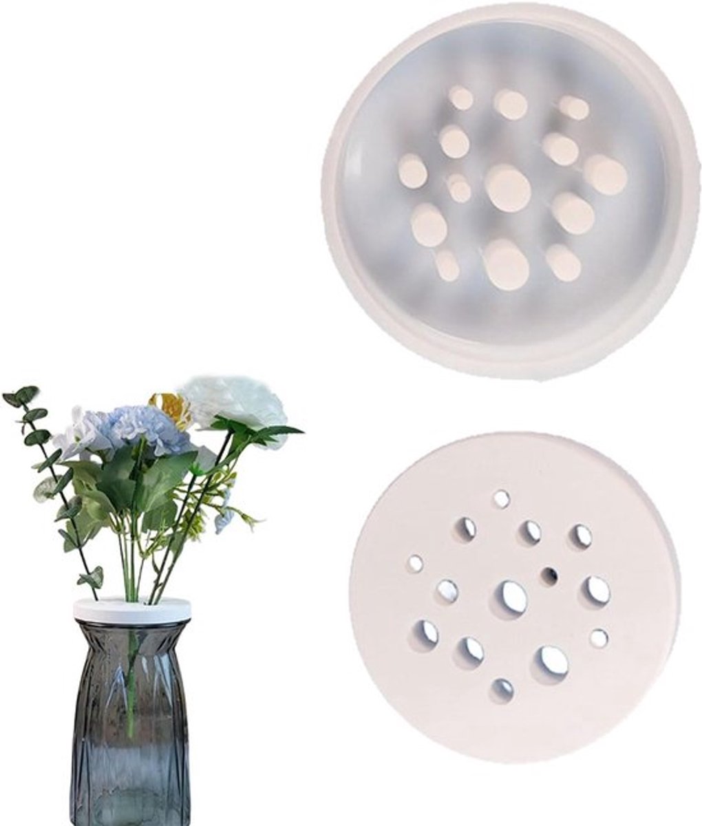 Siliconen mal met honingraatpatroon voor het gieten van kaarsen en het maken van bloemstukken, inclusief huizen en spiraalsteelhouder voor creatieve decoratie