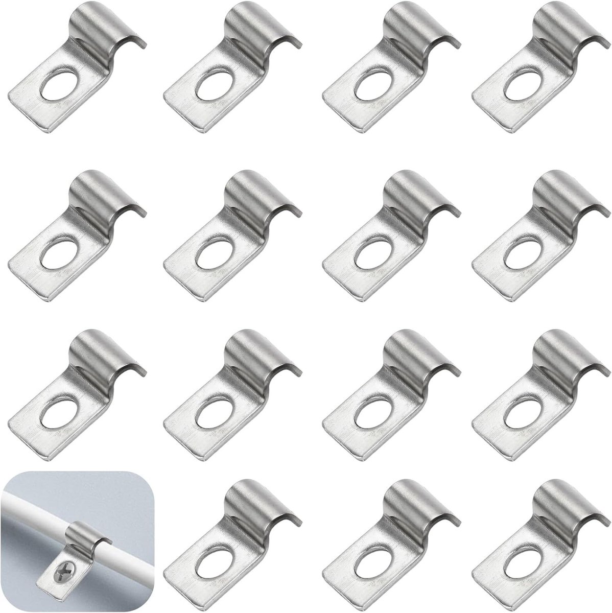 50 Stuks Slangklemmen voor Diverse Toepassingen, Ideaal voor Gas-, Water- en Kabelsystemen (4mm)