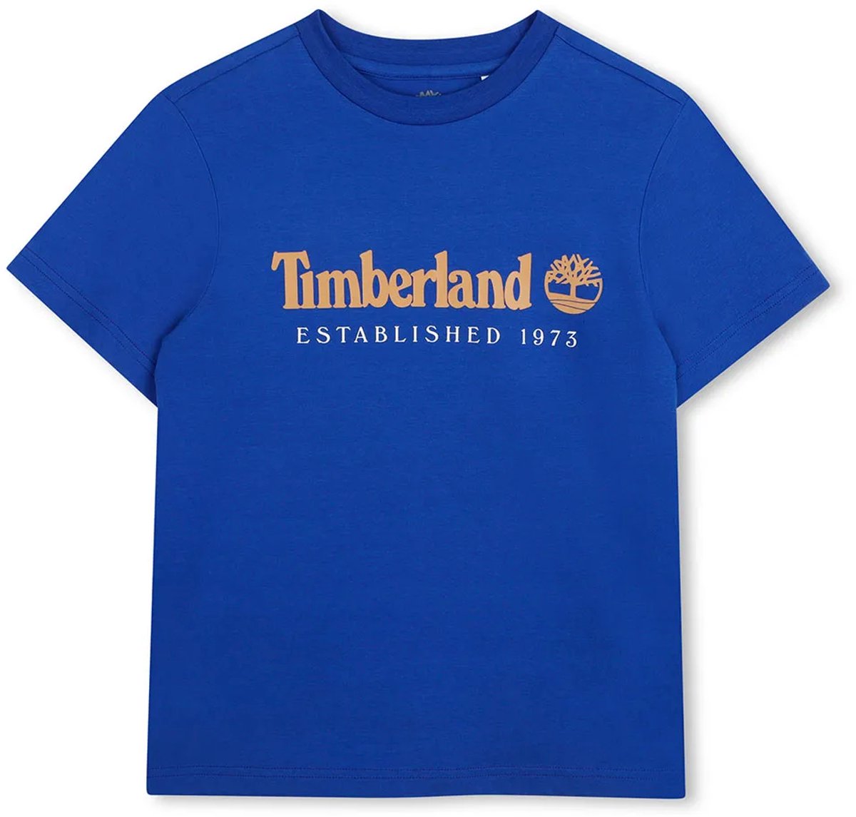 Timberland T60968 T-shirt Met Korte Mouwen 6 Years Jongen Blauw