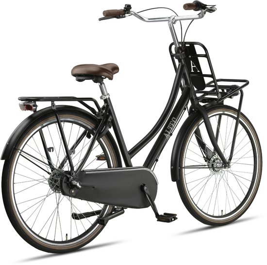 Altec Retro - Transportfiets - Damesfiets - 28 Inch - 57 cm - 3 versnellingen - Rollerbrakes - Mat Zwart van Altec — afbeelding 2