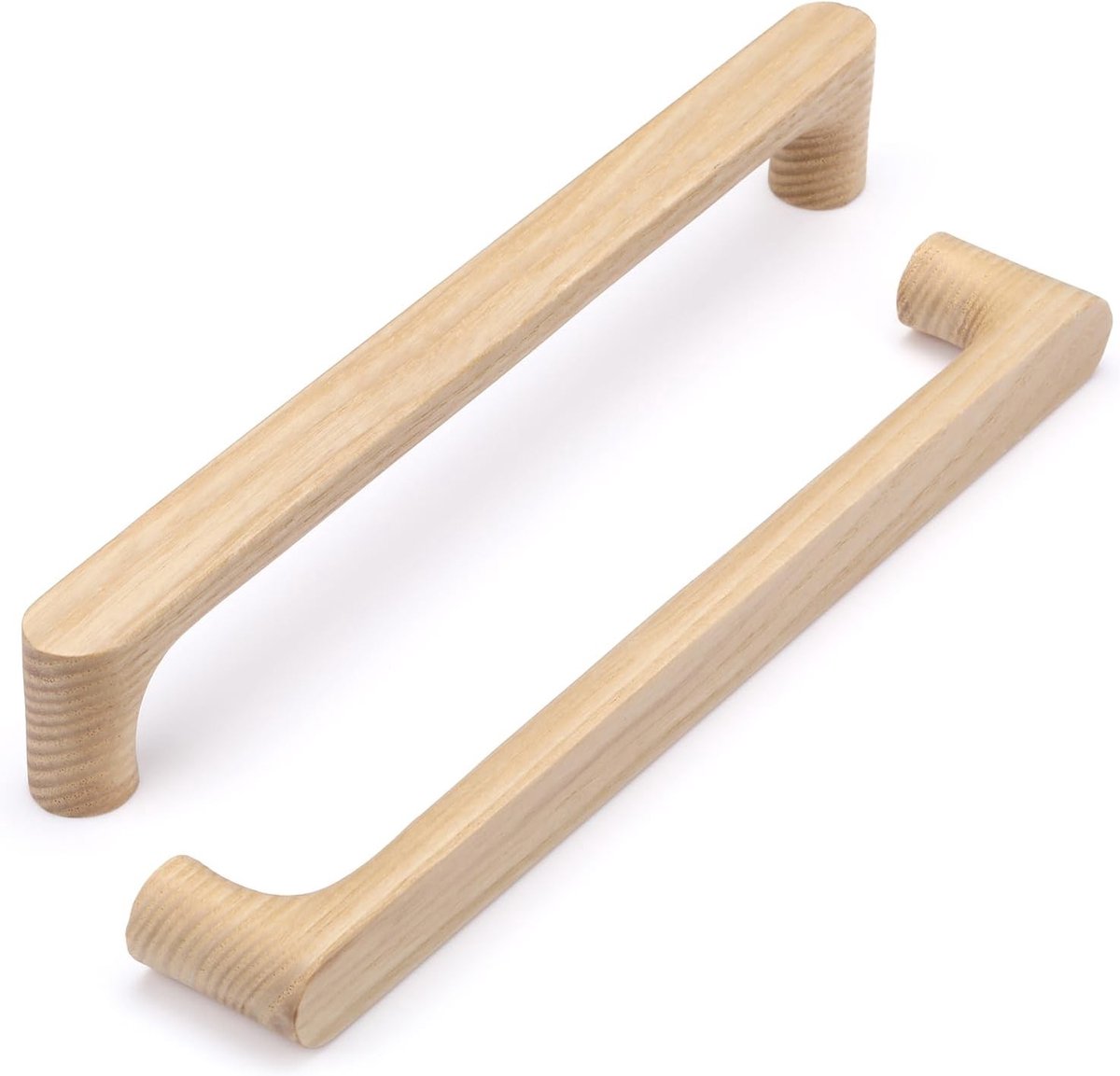 6 Stuks Houten Kastgrepen voor Laden en Deuren - 192mm Gatenafstand - Duurzaam en Stijlvol Design voor Keuken en Slaapkamer