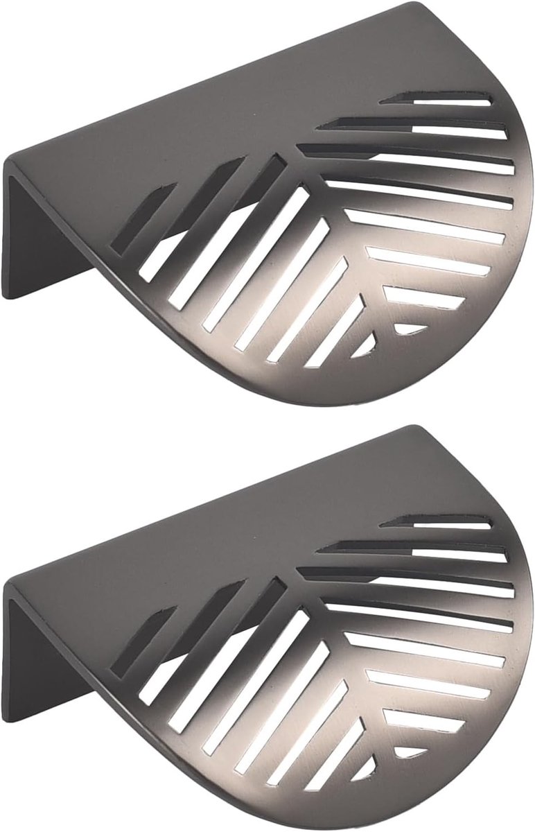 2 Stuks Deurtrekhandgreep, Bladvormige Keuken Kastlade Knop, Decoratieve Meubelaccessoires voor Thuisgebruik