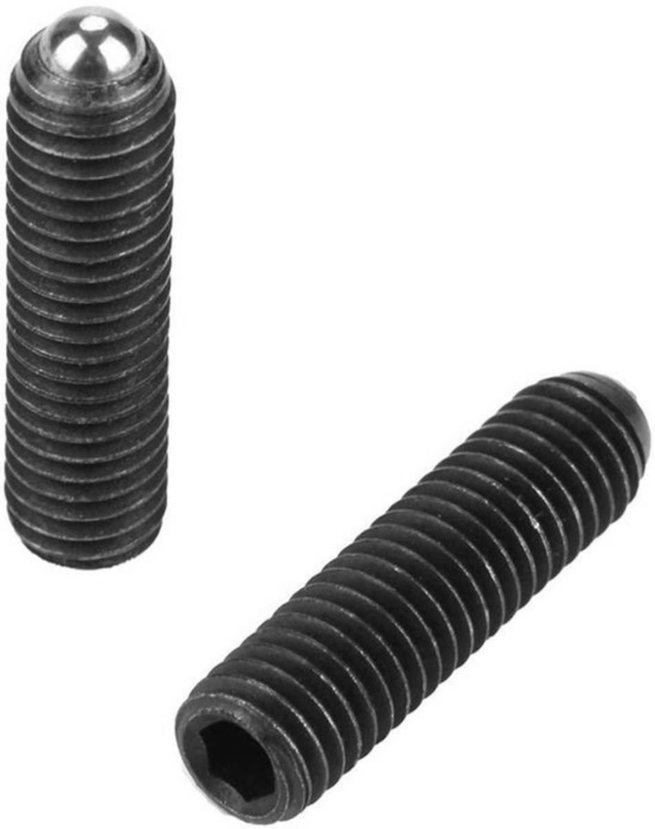 M8x30 Pistonbal Set - 10 Stuks - Hexaansluiting van Koolstofstaal