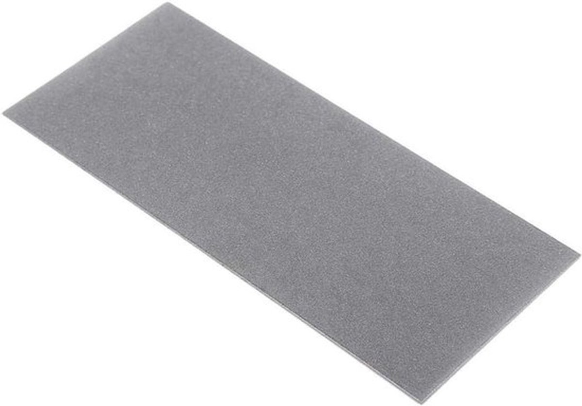 Diamant Slijpsteen - Keukenmessen - Professioneel - 80-3000 Korrel - Rechthoekig - 170 x 75 mm - Dun - Polijstgereedschap - Geschikt voor Alle Messen - Zwart