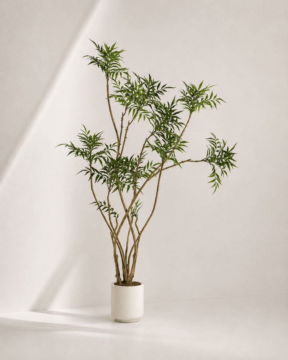 Kunstplant Mahonia Tree – 190 cm – Groen