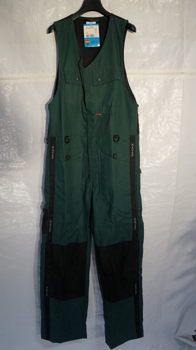 Havep bodybroek overall tuinbroek groen | maat 44