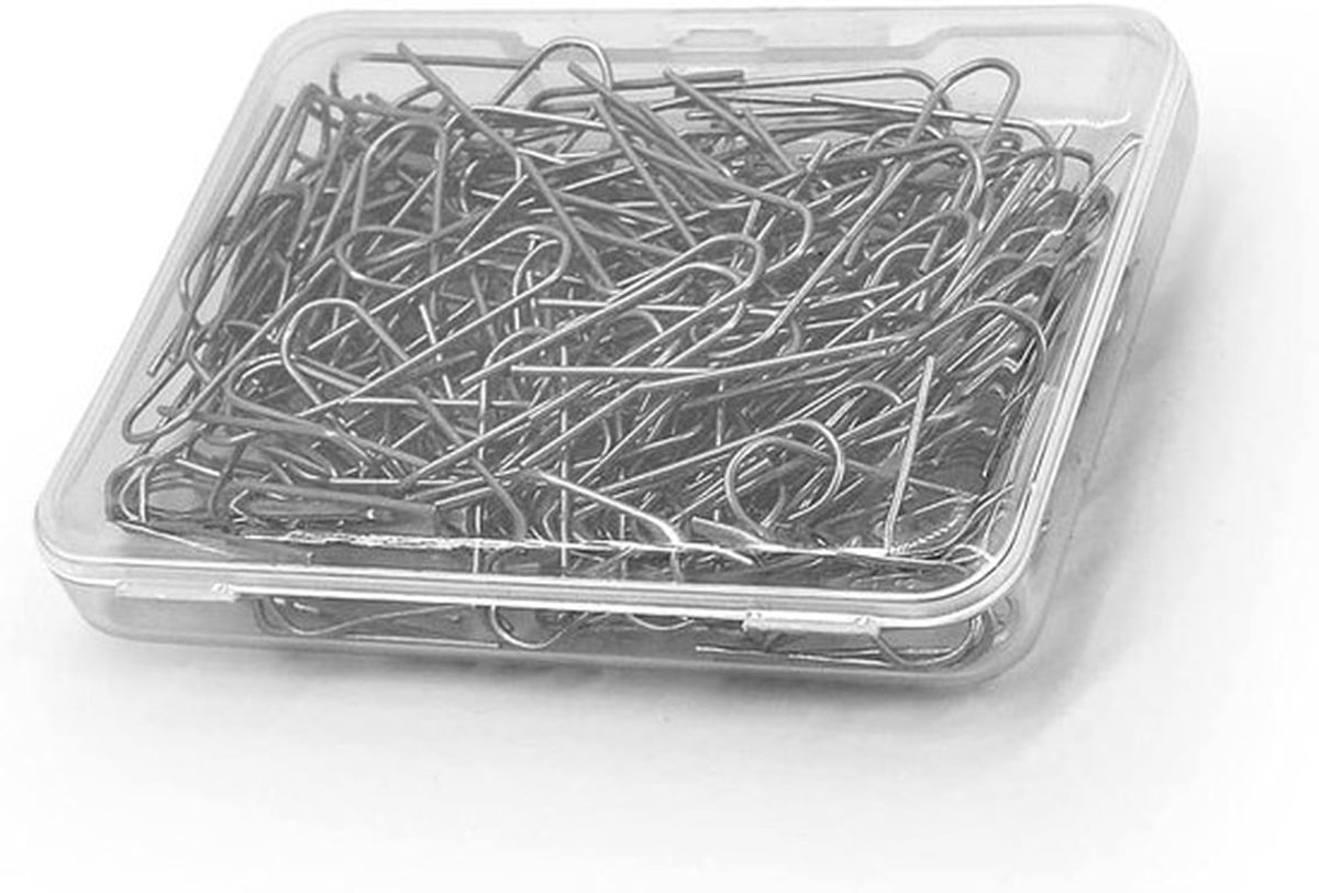 200Pcs Draad Jump Ringen Hoge Temperatuur Nichrome U-Haken Voor Diy Hanger Ornamenten Met Opbergkoffer