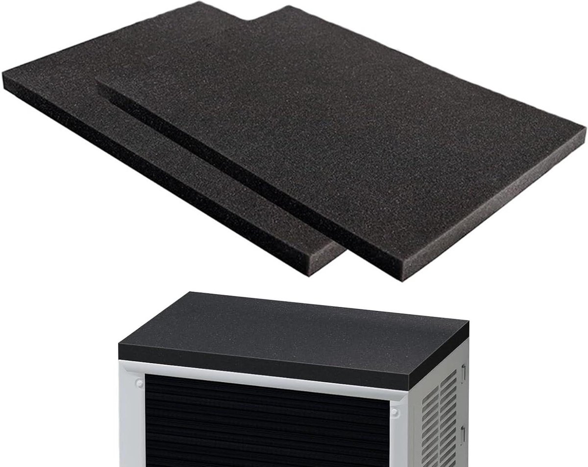 Airco Opvangmat - Lekkagebak - Water Opvangen - Magnetische Geluidsisolatie - 24 x 17 Inch - Zwart