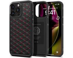Spigen Cryo Armor Hoesje Geschikt voor Apple iPhone 15 Pro Max Back Cover Rood