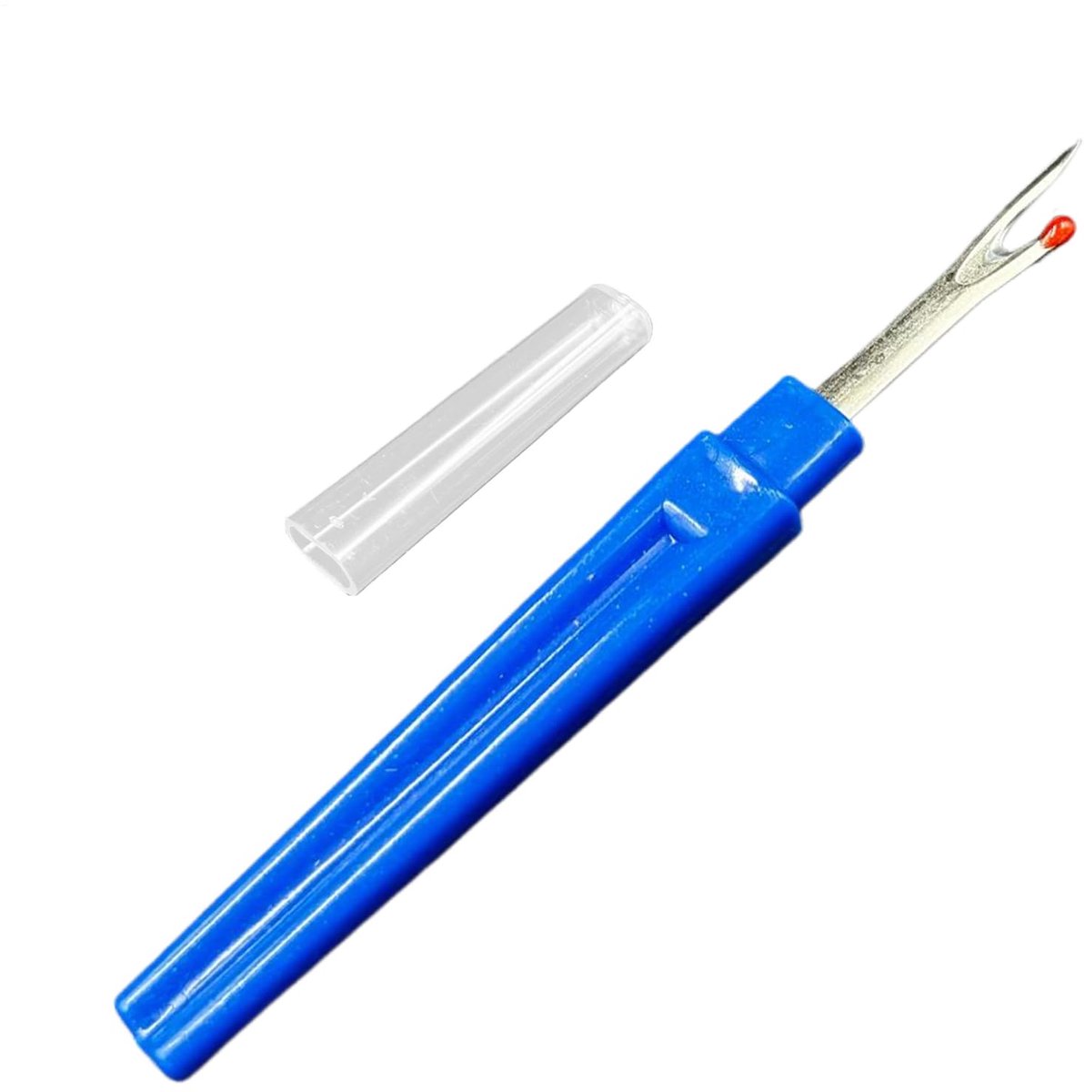 QTTVBTNA -Rijpenknipper - Tornmesje - Naaitang - Blauw, roestvrij metaal, antislip handgreep - Snel en nauwskleurig rijpenknippen - Beschadigt stof niet - Geschikt voor naaien, borduren en quilten - Voor naailiefhebbers
