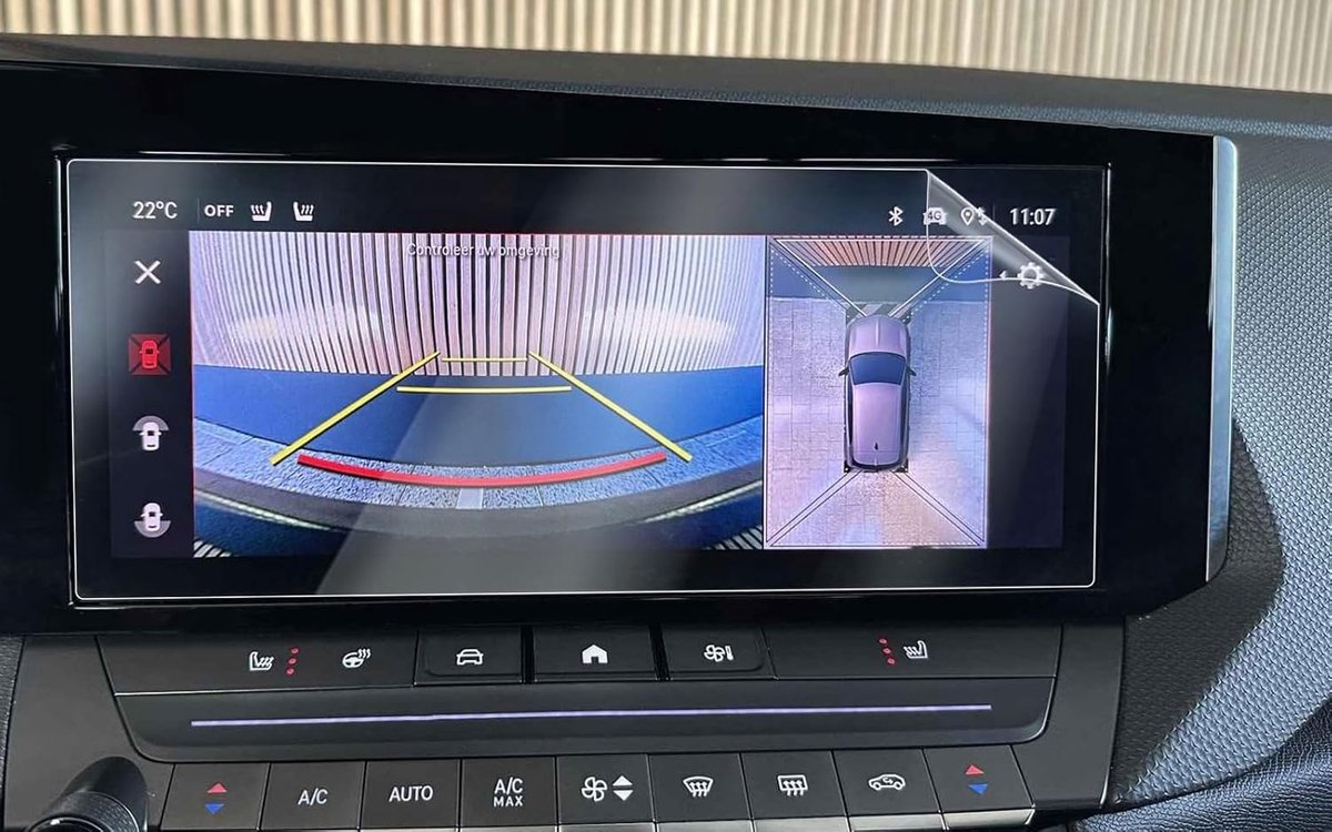 Navigatiescherm Bescherming voor 12.9 Inch Infotainment Schermen - Nano Plastic Film 6H Krasbestendig - Geschikt voor Cupra Leon, Formentor en Born - 2 Stuks