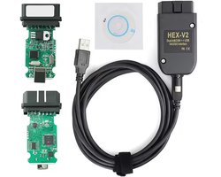 VAG H-EX V2 25.3 ENG 24.7PL Atmega162 FT232 K+CAN VCDS OBD2 Interfacekabel - Diagnostische hulpmiddelen voor auto's - Diagnostische instrumenten