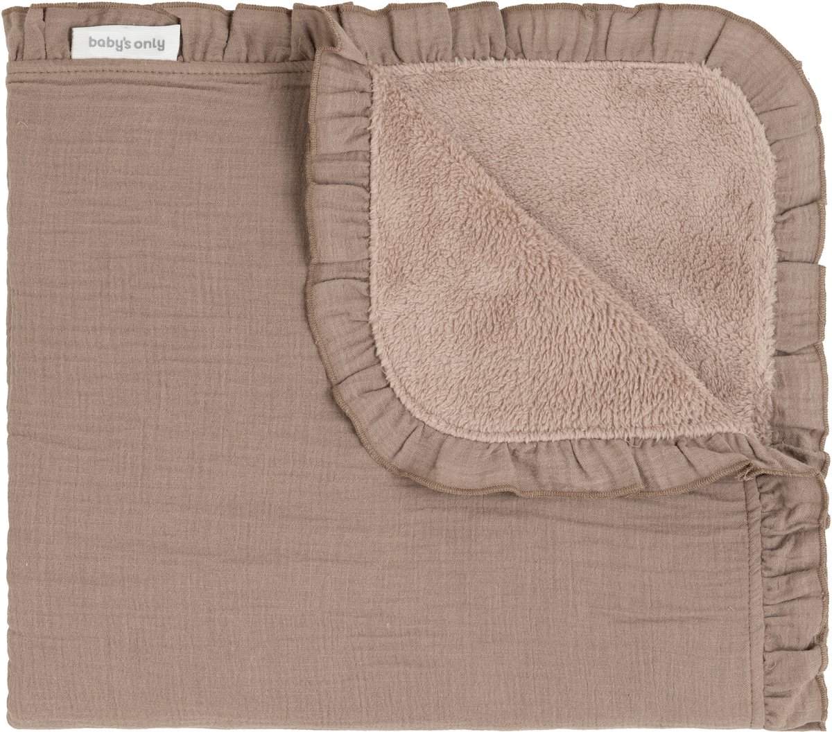 Baby's Only Ledikantdeken teddy - Baby deken Calm - Deken voor in de ledikant - Dekentje voor jongens & meisjes - 2.3 TOG - 4-seizoenen - 100x135 cm - Warm Linen - 100% katoen