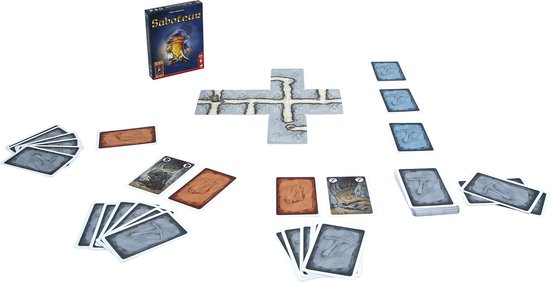 999 Games - Saboteur - Kaartspel - Hét perfecte partyspel voor grote groepen - Saboteer je tegenstanders - Familiespel - Gezelschapsspel - Klein cadeautje