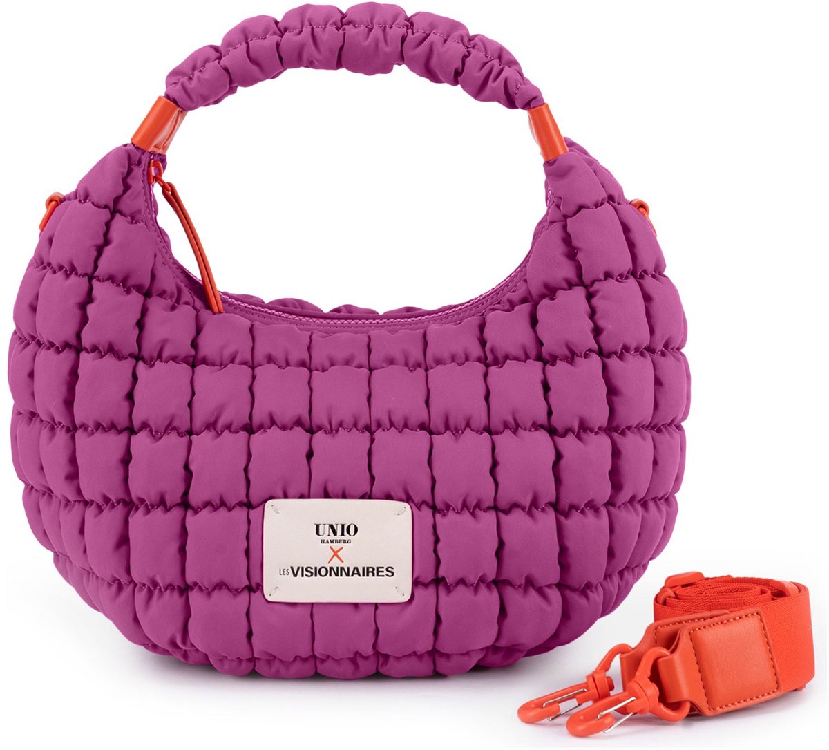 Unio Hamburg x Les Visionnaires schoudertas handtas Bubble Unio Kitzbuehel Fuxia roze