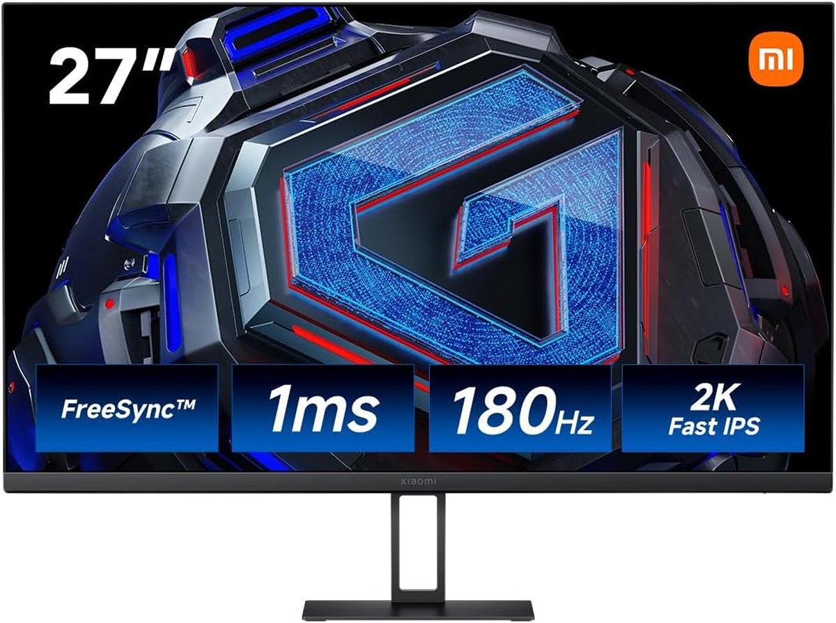 Xiaomi G27Qi 2026 Gaming Monitor – 27 Inch – QHD IPS 200Hz FreeSync