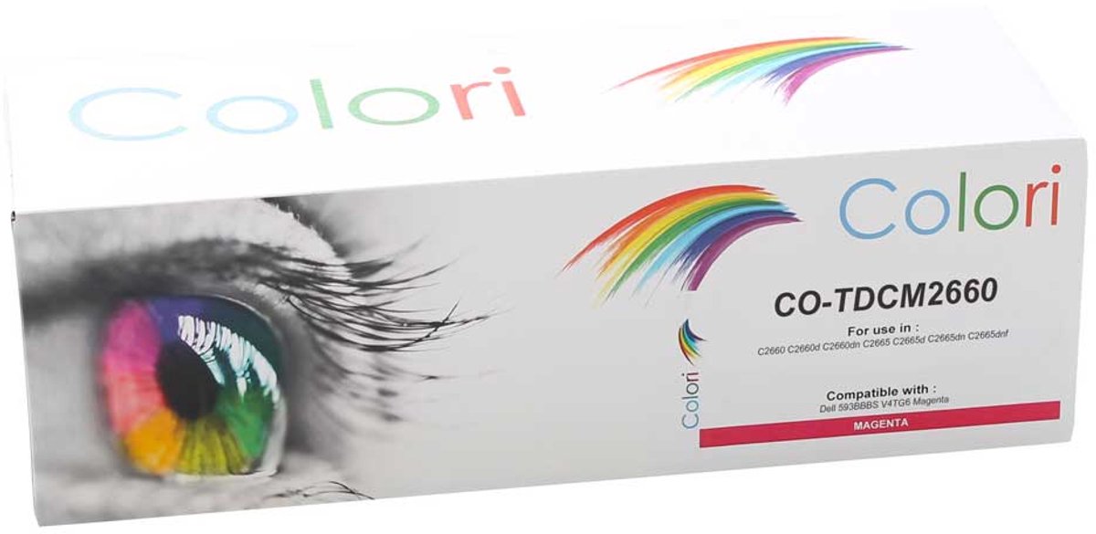 Colori huismerk toner magenta geschikt voor Dell C2660 C2660d C2660dn C2665 C2665d C2665dn C2665dnf C 2660 C 2665 d dn dnf