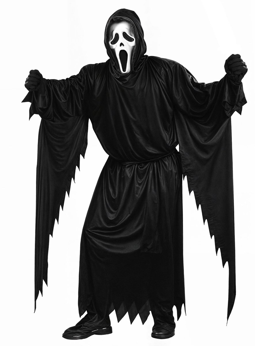 Scream Kostuum Ghostface - Carnaval Kostuum Halloween