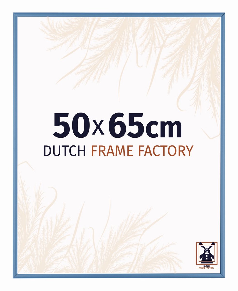 Fotolijst 50x70 cm - Aluminium - Staal Blauw - Kampen