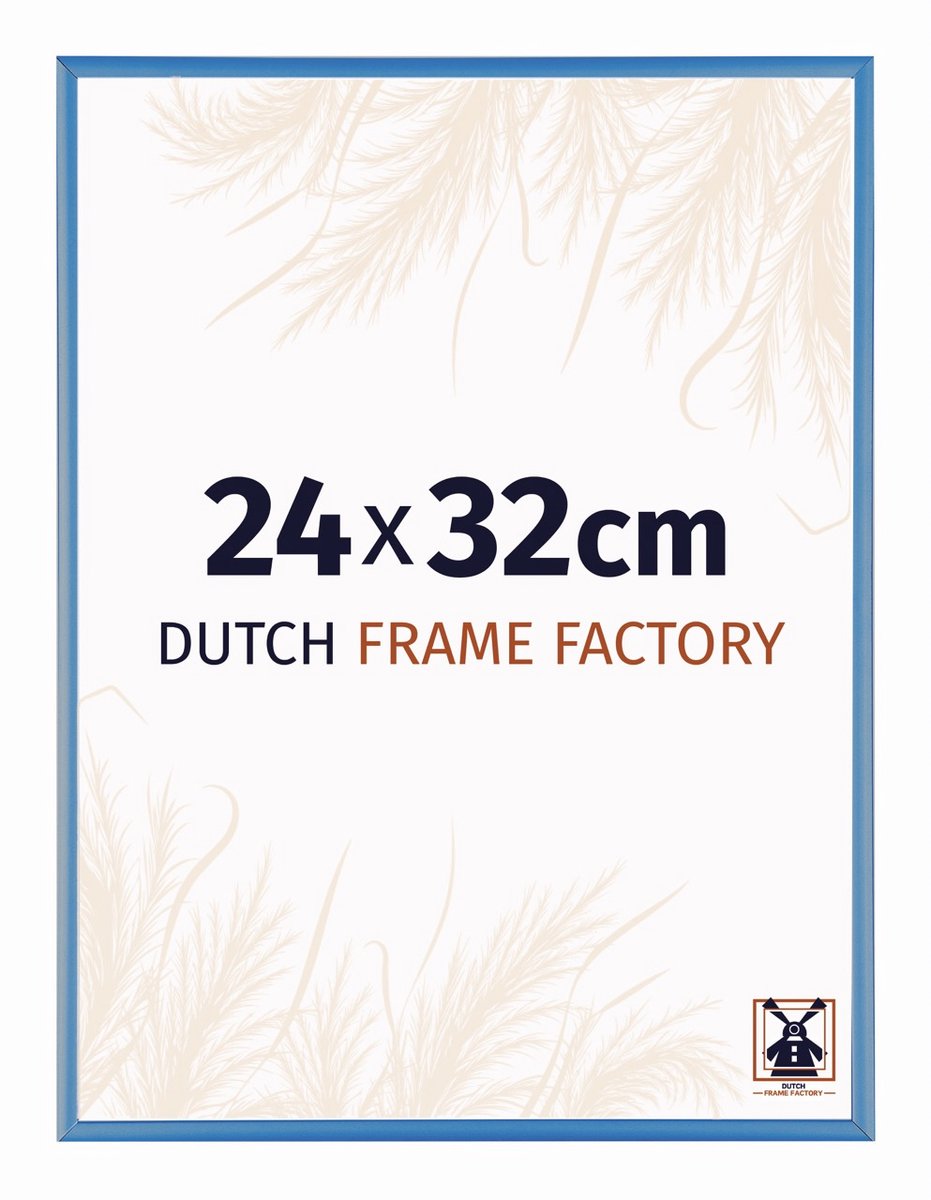 Fotolijst 24x32 cm - Aluminium - Staal Blauw - Kampen