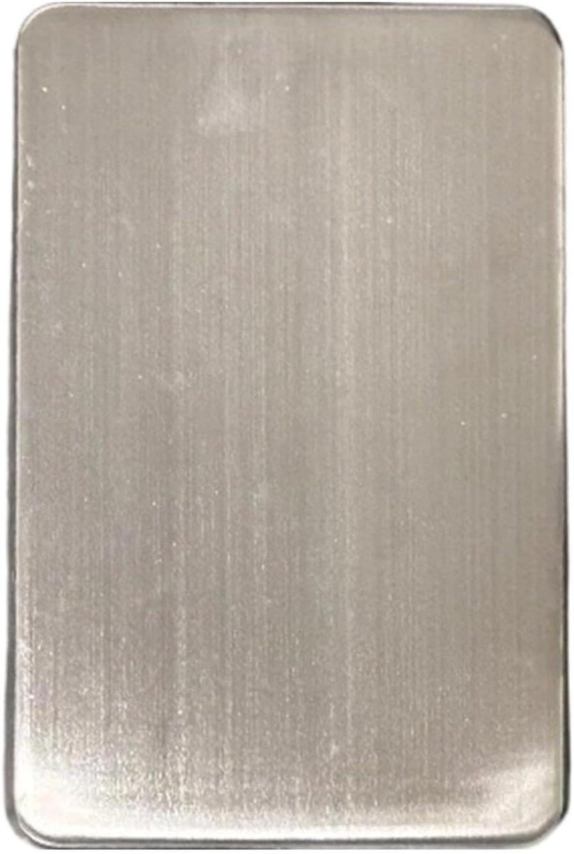 Roestvrijstalen Koelelementen - Herbruikbare Vriespacks - Dranken Koelen - Snelle Koude Activatie - 17.5x11.5x1 cm - Zilver
