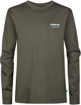 Petrol Industries - Jongens Longsleeve T-shirt steellake - Zwart - Maat 164