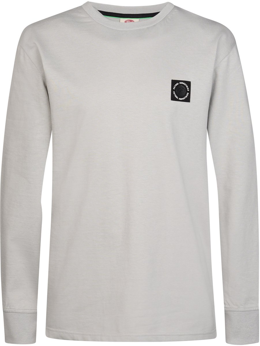 Petrol Industries - Jongens Longsleeve T-shirt met borstzak forgehill - Zwart - Maat 152