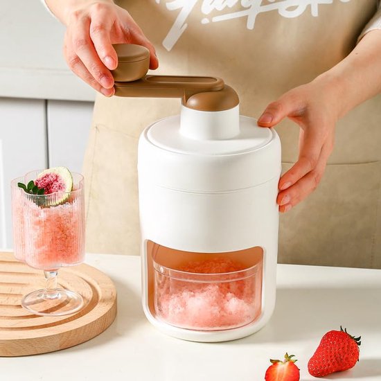 Handmatige IJsbrekermachine voor Thuis - IJsscheerapparaat voor Sneeuwkegels en Drankjes - Ideaal voor Feesten en Buitengebruik — afbeelding 4