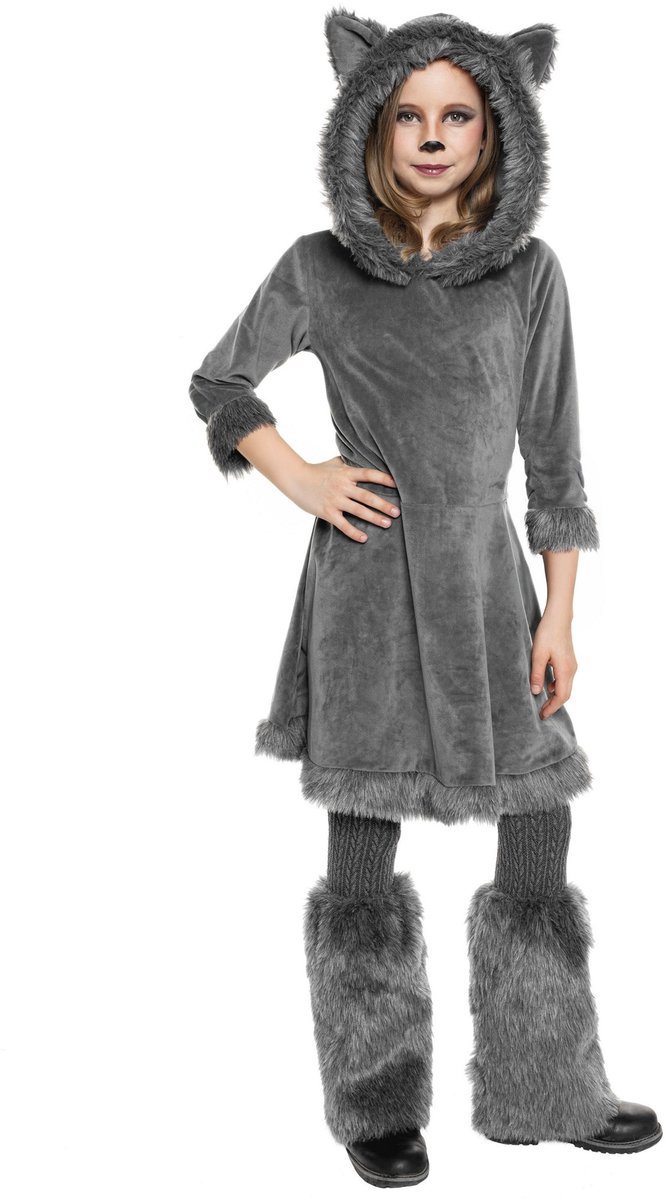 Wolf kostuum voor kinderen - Kostuum Pruik Voor Carnaval & Halloween