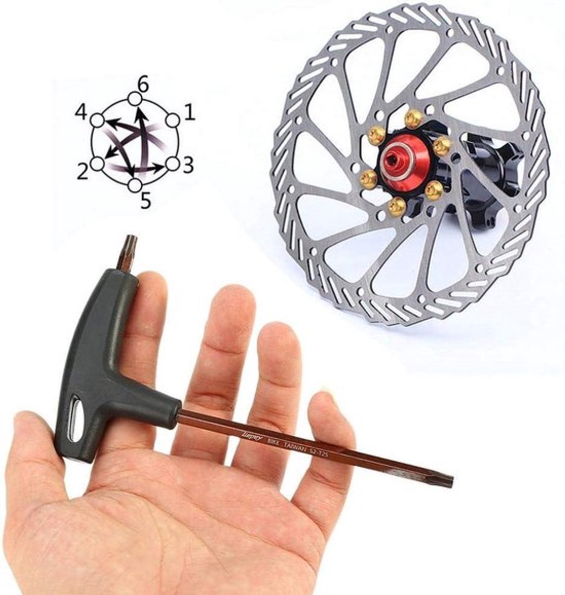 Torx inbussleutel met T-handvat, hoge sterkte T25 Torx T-sleutel, torx-schroevendraaier met sterpunt - Handgereedschap - Professioneel - Zwart - Klusbenodigdheden - Geschikt voor diverse klussen - Handige Torx sleutel met ergonomisch handvat
