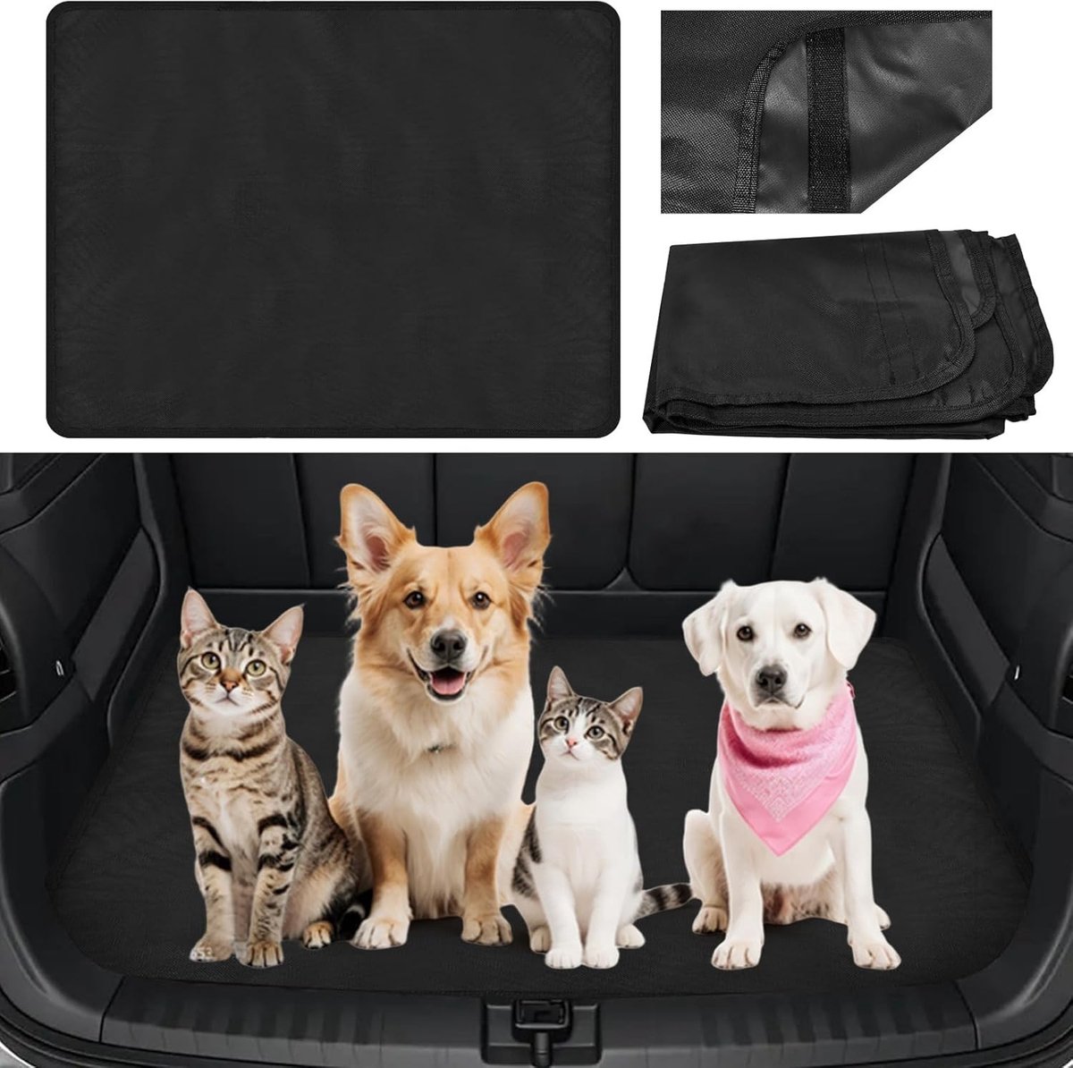 Waterafstotende en Krasbestendige Boot Sill Protector - Duurzame Beschermingsmat voor Honden, Universele Maat 105 x 80 cm, Ideaal voor Bootonderhoud en Dierenbescherming