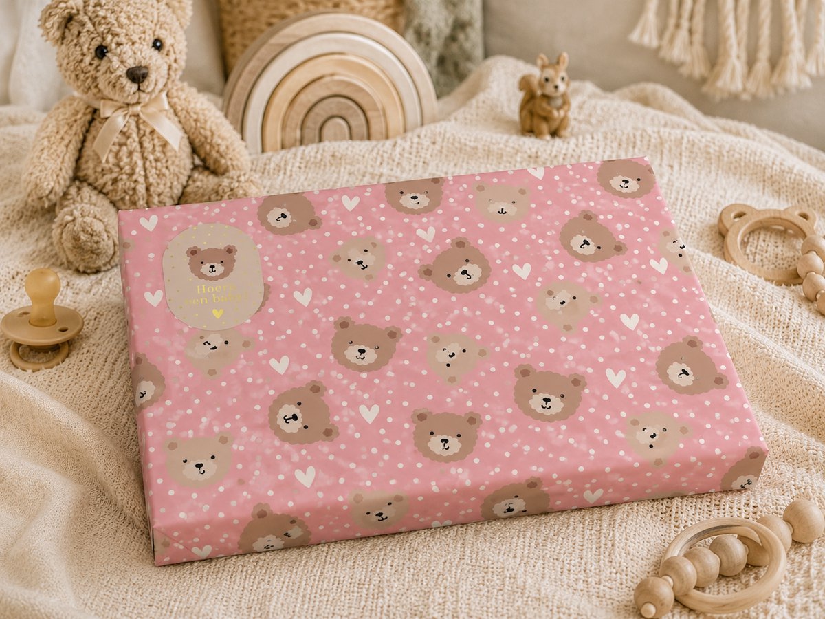 Blijeitje - Luxe 4-delige kraampakket meisje - Kraamcadeau meisje - Babycadeauset meisje met stylvolle babyhoofdband, Shirtje, Broekje & Sokjes - Little Diva Design – foto 5