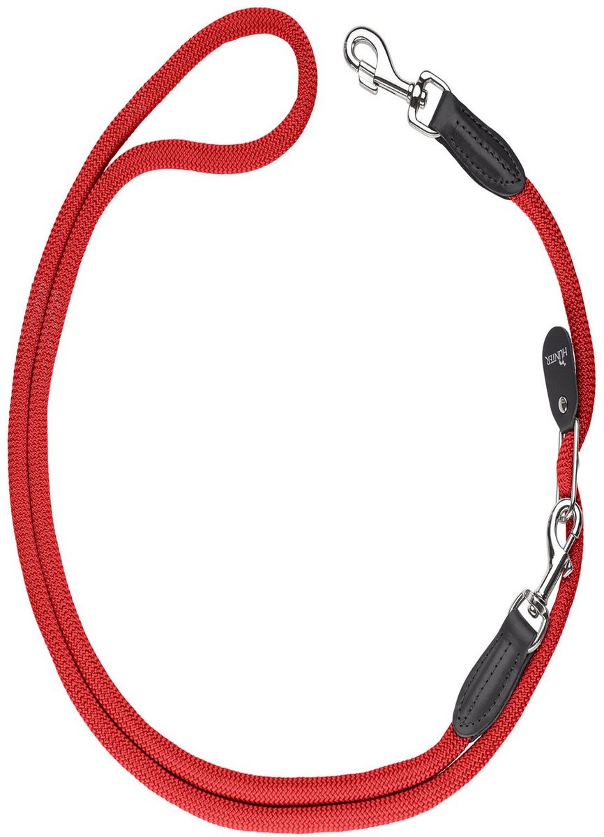 Hunter Looplijn Vario Freestyle - Hondenriem - Ø8x260 cm Rood