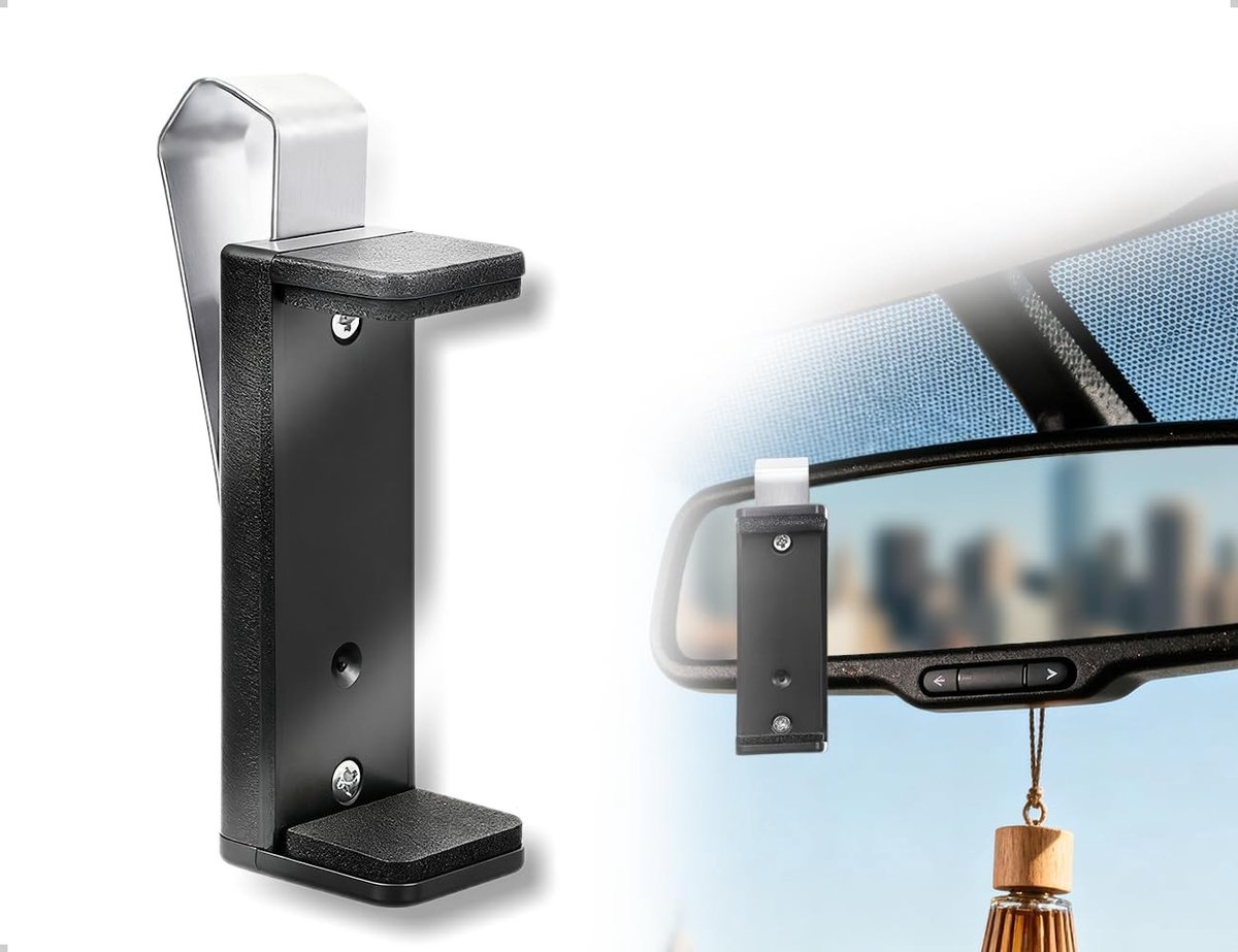 Verstelbare clips voor garagedeuropener, universele afstandsbediening houder, 2 stuks voor auto en vizier, geschikt voor 45-67 mm afstandsbedieningen