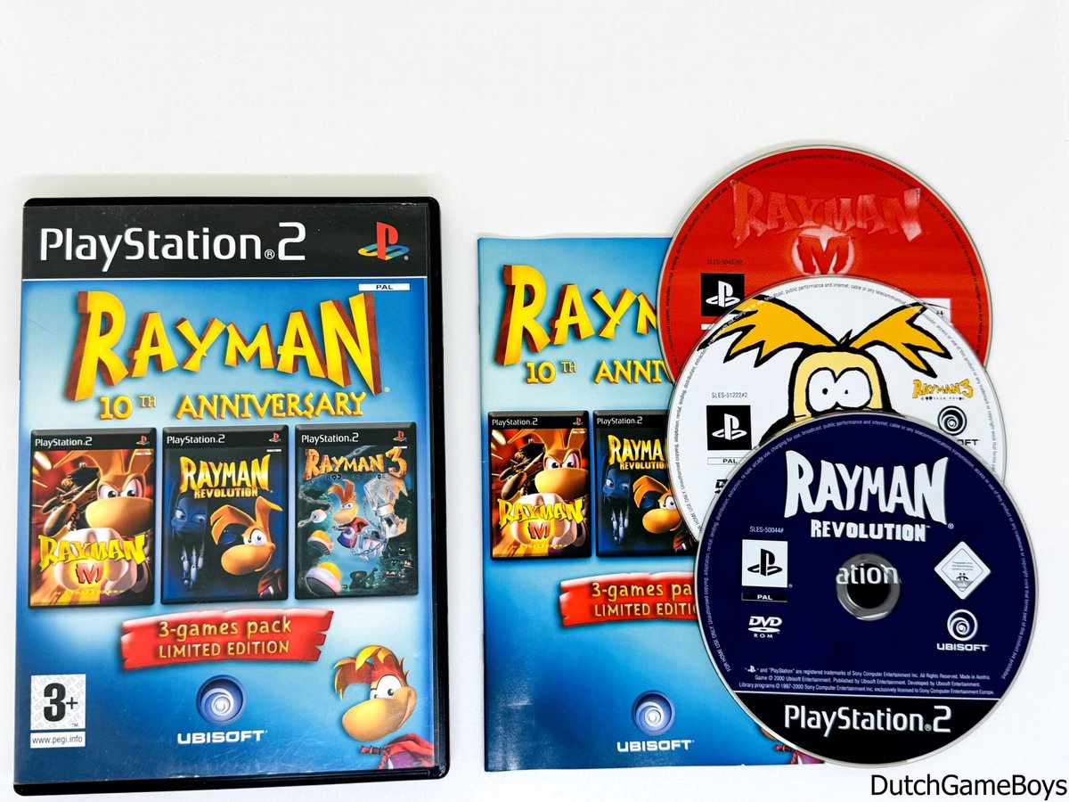 Rayman 10th Anniversary (ps2 used game)