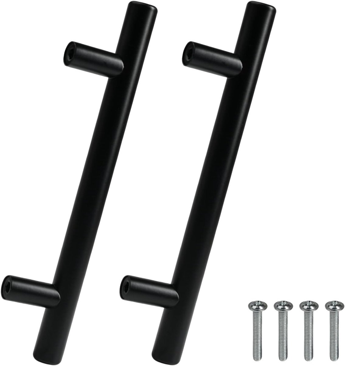 Robuuste en Duurzame T-vormige Handgrepen voor Meubels met 96 mm Afstand, Ergonomisch Ontwerp, Set van 2 voor Laden en Deuren