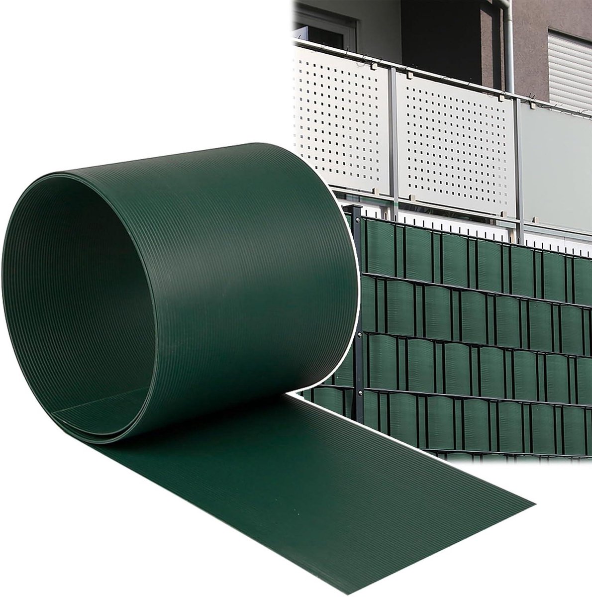 Privacyfolie Hekwerk - Inkijkbescherming Rol - Tuin Afschermen - Weerbestendig Hard PVC -