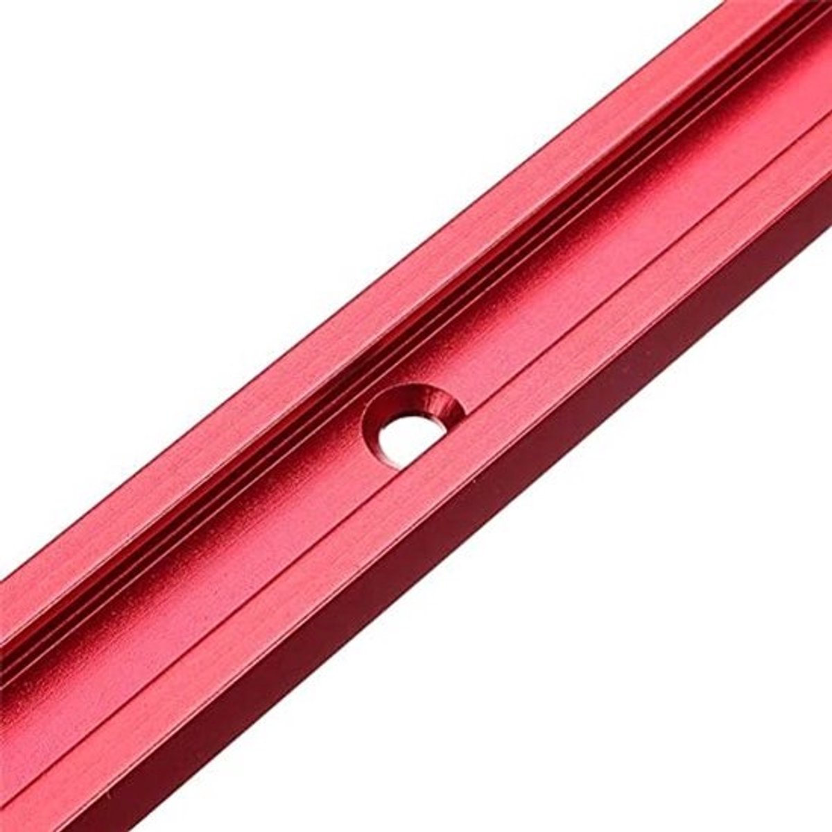 Dubbel Gesneden T-Track Profiel met Voorgeboorde Montagegaten voor Houtbewerking - Aluminiumlegering