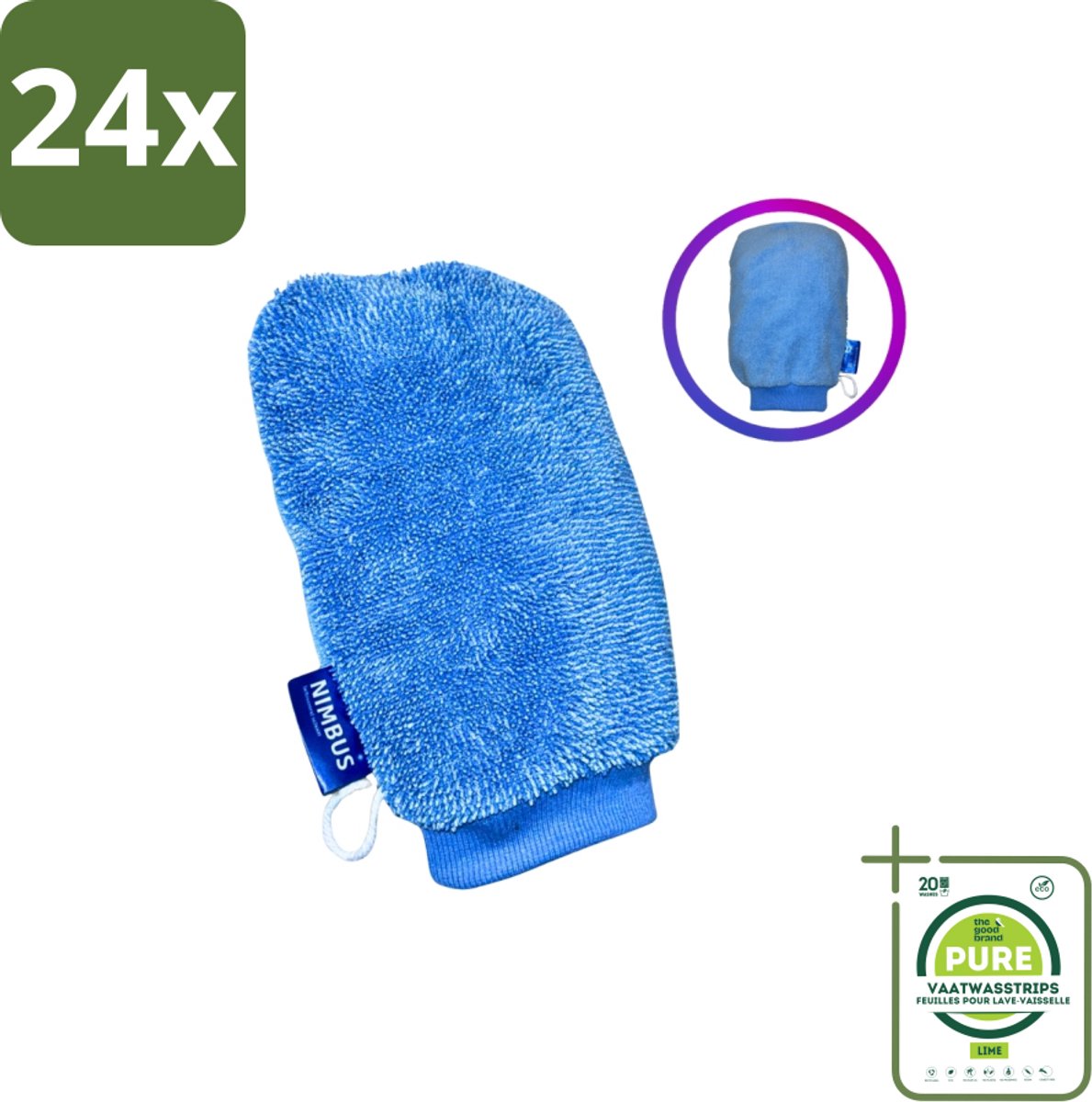 NIMBUS Magic Schoonmaakhandschoen - Voordeelverpakking - 24 stuks - Schoonmaken - Handschoen