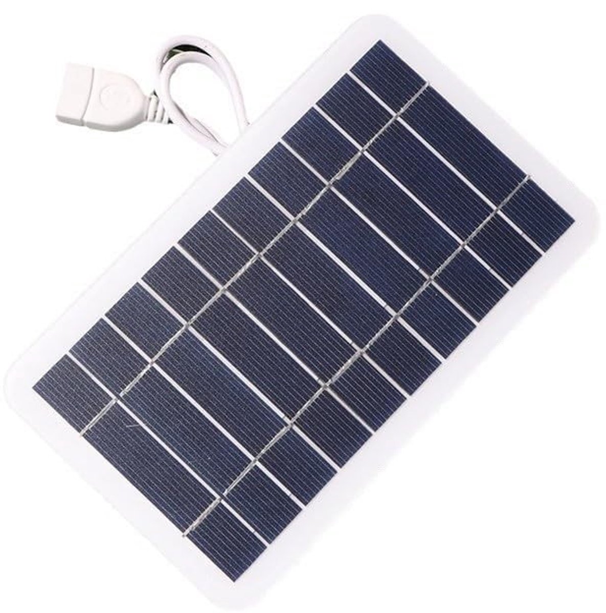 Elzusha - Flexibel 2W 5V Zonnepaneel met USB Poort voor Buiten