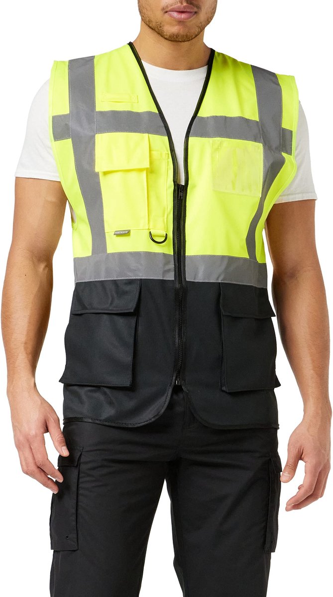 Elzusha - Veiligheidsvest met Hoge Zichtbaarheid en 2 Praktische Zakjes