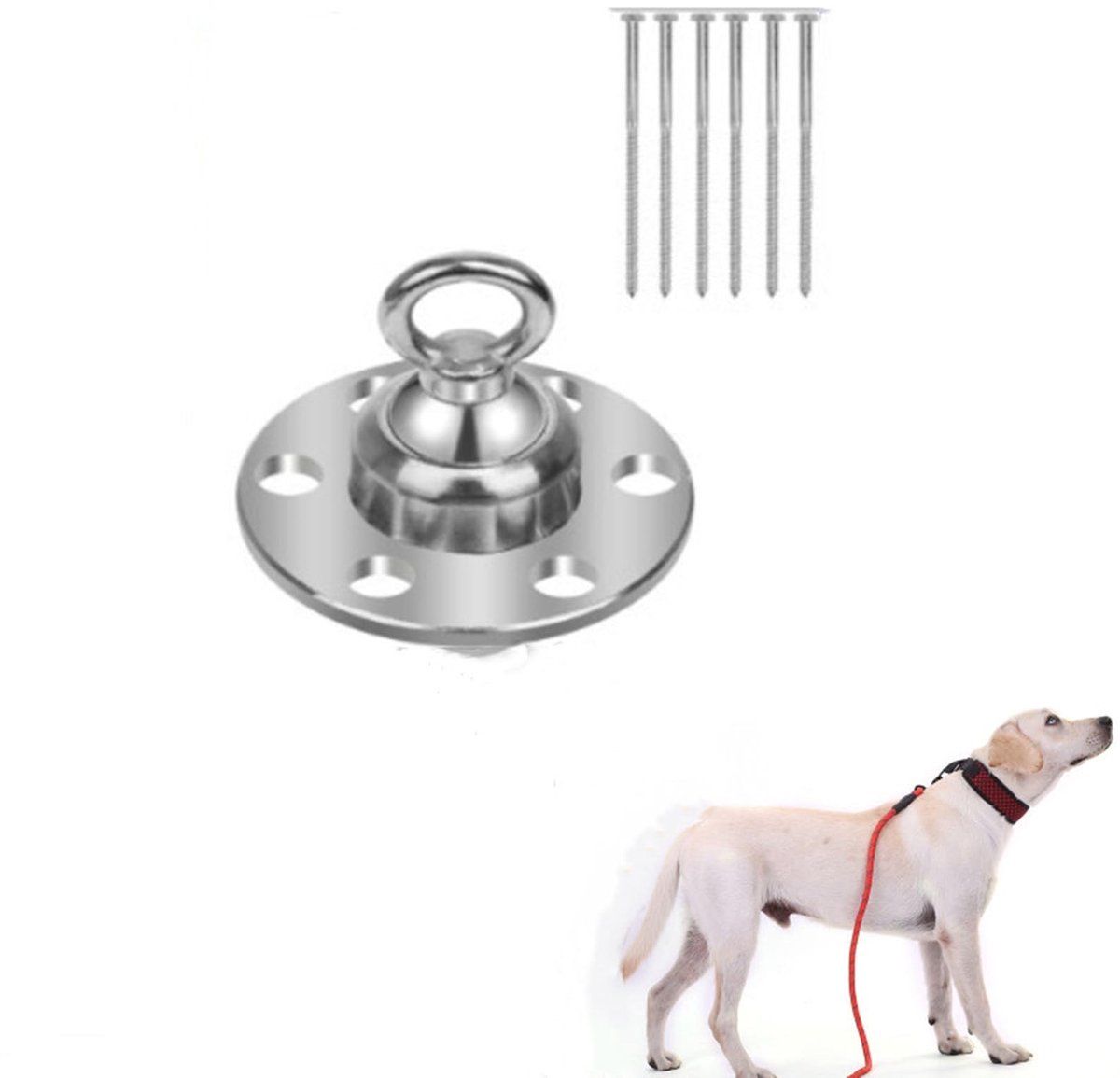 Elzusha - 360° Grondanker voor Honden