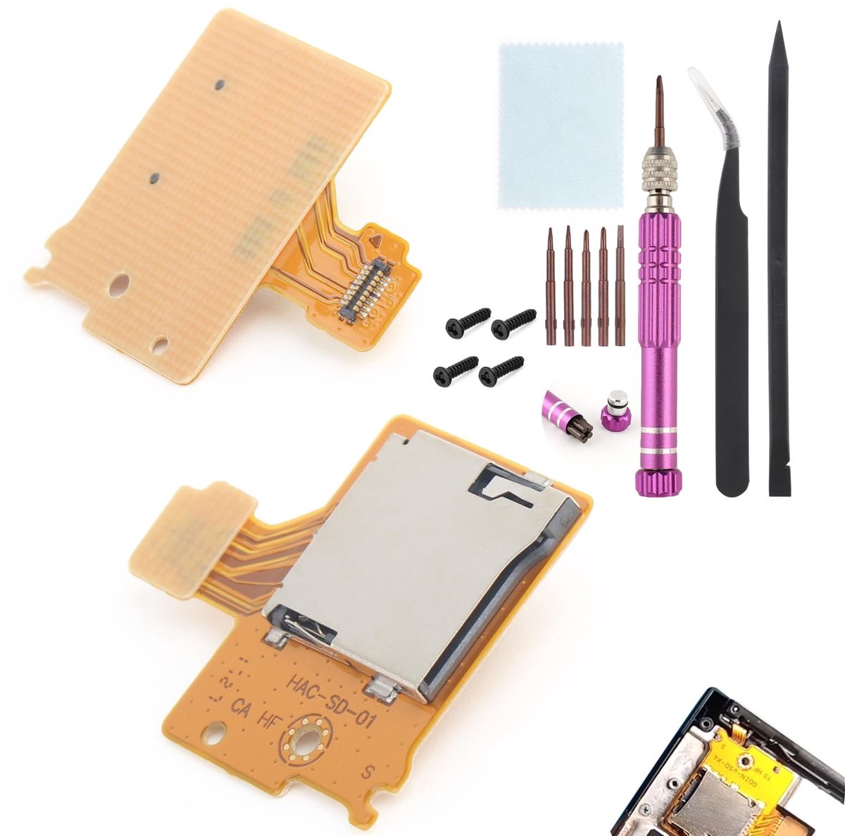 Elzusha - Game Cartridge Card Slot voor Nintendo Switch