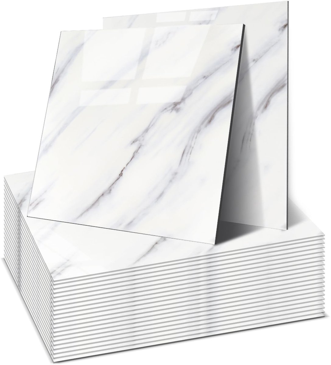 Elzusha - 22 Stuks Zelfklevende Tegelstickers 30 x 30 cm voor Badkamer en Keuken