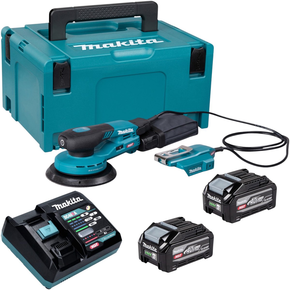 Makita BO 004 CGZ Accuschuurmachine 40 V max. 150 mm 3,0 mm slag Brushless Solo - zonder accu, zonder lader