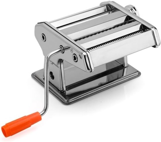 Pastamaker RVS - Pastamachine - Zelf Pasta Maken - Inclusief Tafelgreep - 15 Cm Rolbreedte - Zilverkleurig van Pastamaker — afbeelding 2
